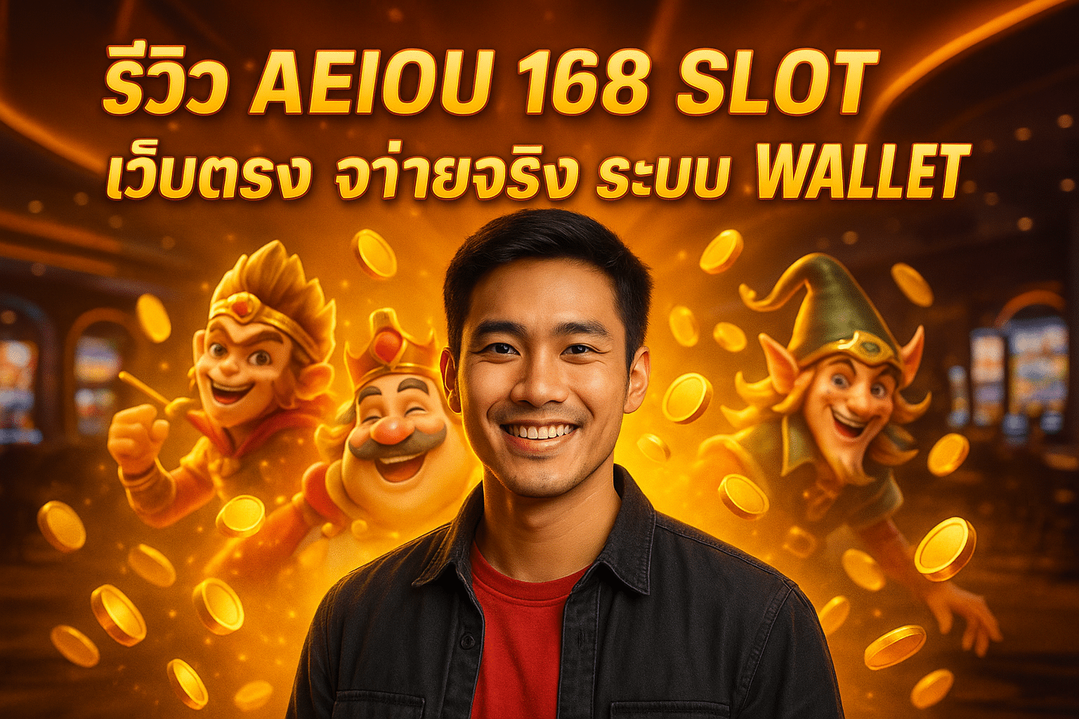รีวิว AEIOU 168 SLOT เว็บตรง จ่ายจริง ระบบ WALLET