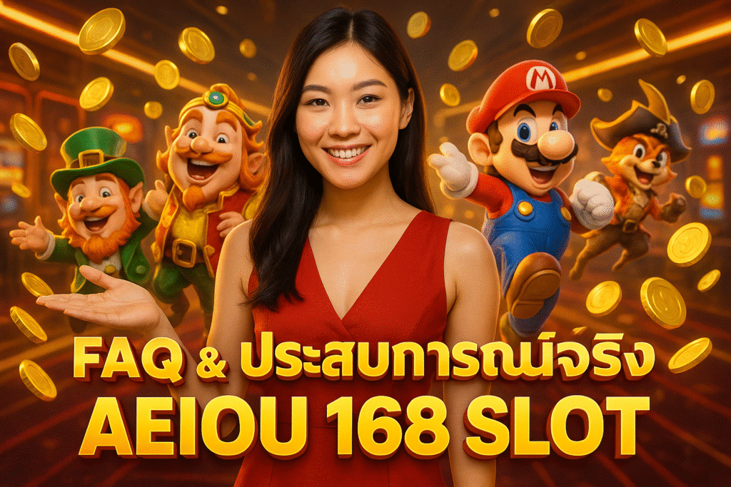 FAQ & ประสบการณ์จริง AEIOU 168 SLOT
