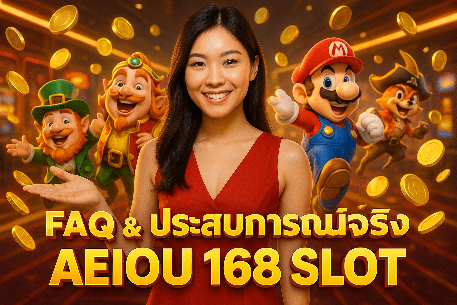 FAQ & ประสบการณ์จริง AEIOU 168 SLOT