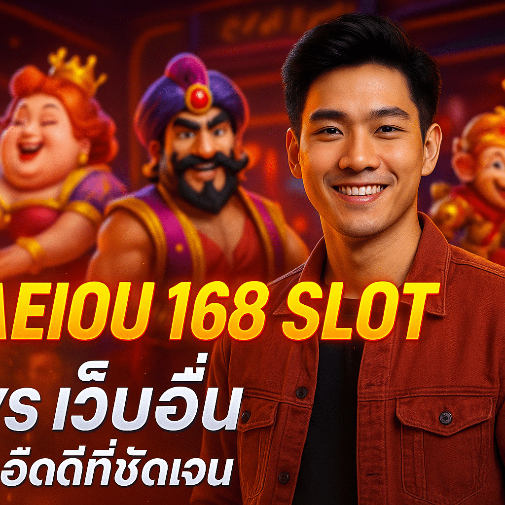AEIOU 168 SLOT vs เว็บอื่น ข้อดีที่ชัดเจน