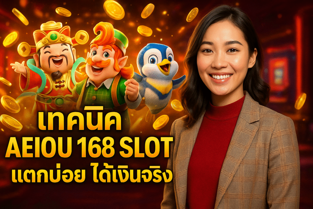 เทคนิค AEIOU 168 SLOT แตกบ่อย ได้เงินจริง