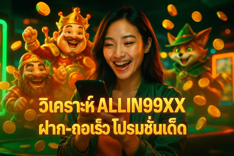 วิเคราะห์ ALLIN99XX ฝาก-ถอนเร็ว โปรโมชั่นเด็ด